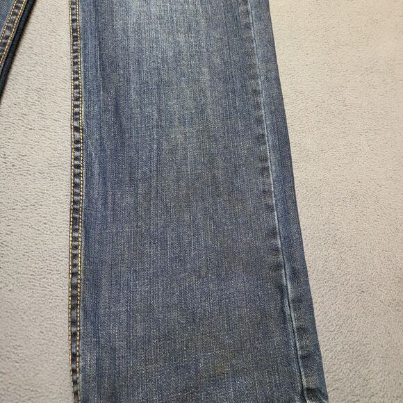 Urban Pipeline Jeans Men 30x31 Blue Denim Relaxed Straight Distressed - Picture 5 of 10